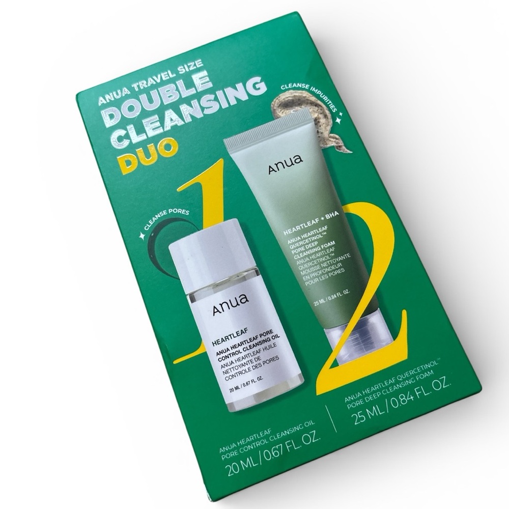 Anua Double Cleansing Duo Travel Size NEW NIB New in Box